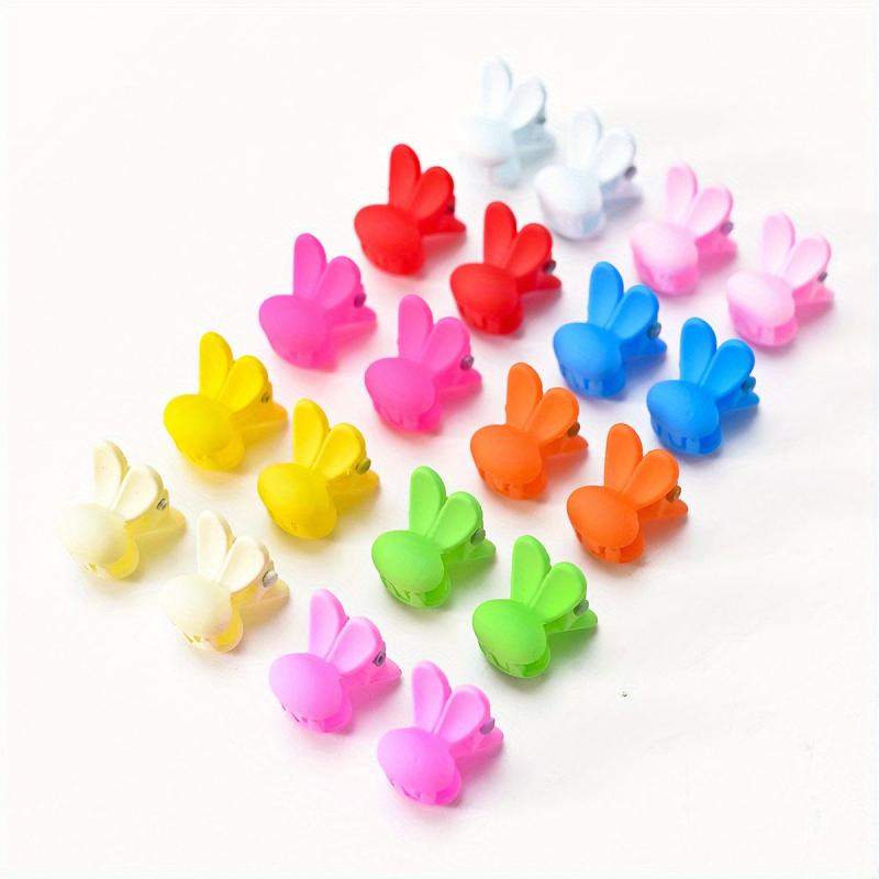 15pcs Mini Flower Hair Claw Set Non-Slip Hair Accessories For Girls