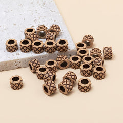 10pcs Dreadlock Rings Hair Braid Cuff Decorations Clips Beads Braiding Hair