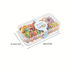 60PCS Girls Hair Ties Hair Rope Elastic Bands For Kids Baby Headdress