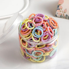 200pcs Mini Rubber Bands for Baby Girls Hair Accessories