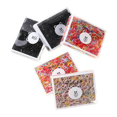 2000 Colorful Elastic Hair Rubber Bands Ponytail Holders for Girls No Damage