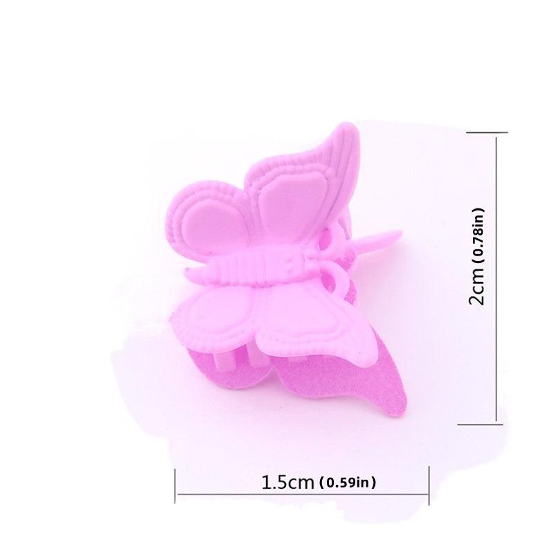 10pcs Mini Butterfly Hair Clip Small Hair Claw Headwear Y2K Hair Accessories