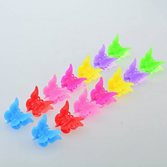 100pcs Mini Butterfly Hair Claw for Women Girls Baby