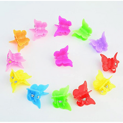 100pcs Mini Butterfly Hair Claw for Women Girls Baby