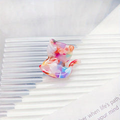 Cat Shape Hair Claw Mini Ponytail Hair Clip Hair Accessories