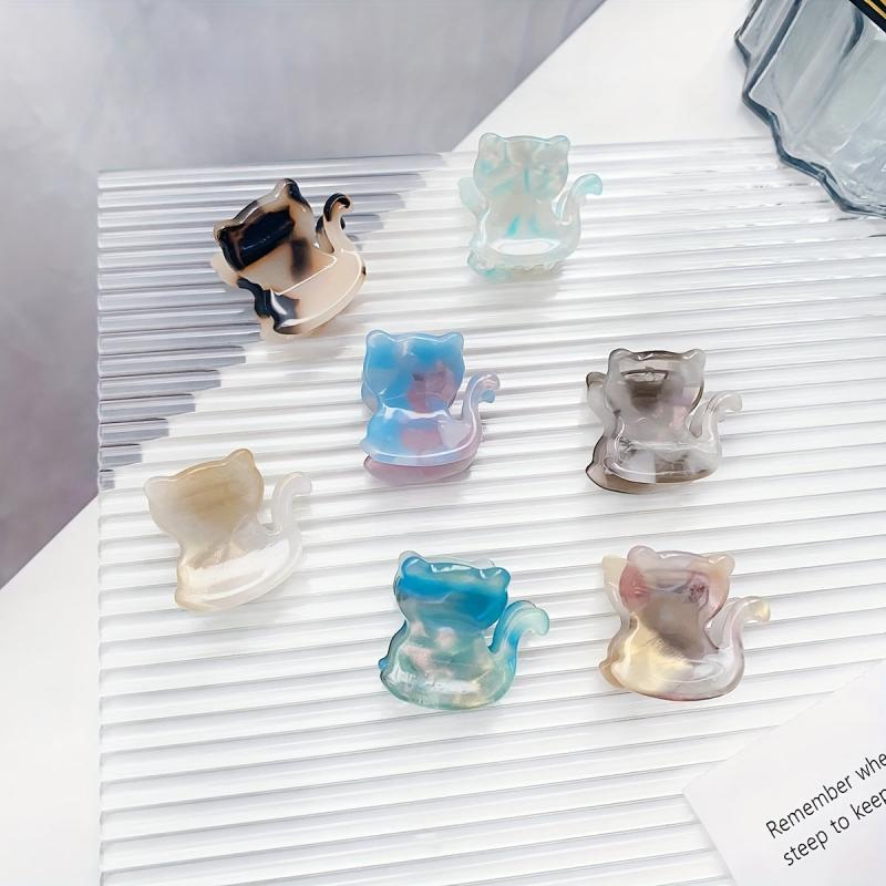 Cat Shape Hair Claw Mini Ponytail Hair Clip Hair Accessories