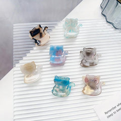 Cat Shape Hair Claw Mini Ponytail Hair Clip Hair Accessories
