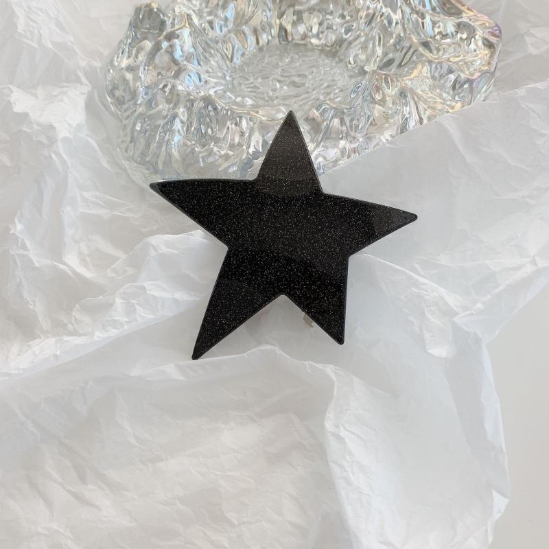 Star Hair Clip Irregular Star Y2K Hairpin Cyberpunk Colorful Barrette Gift