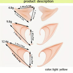 Fairy Pixie Ears Cosplay Accessories Short Long Anime Party Masquerade Halloween