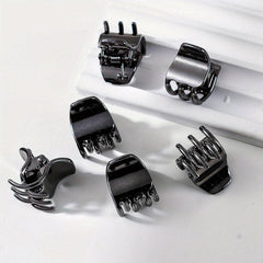 Mini Metallic Hair Claw Style Hair Claw For Side Hair Bang Braids