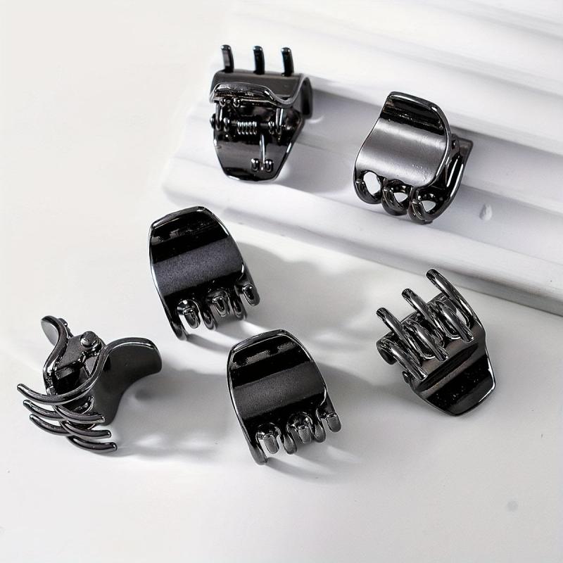 Mini Metallic Hair Claw Style Hair Claw For Side Hair Bang Braids