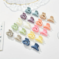 20pcs Matte Mini Hair Claw Solid Shark Claw Hair Accessories for Women