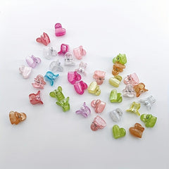 36pcs Mini Heart Hair Claw Clip Non Slip Jaw Clamp Hair Decoration Accessory