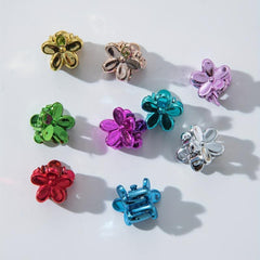 50pcs Flower Shaped Hair Claw Clips for Women Girls