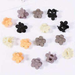 12pcs Candy 10pcs Coffee Hair Claw Mini Shark Claw Hair Accessories