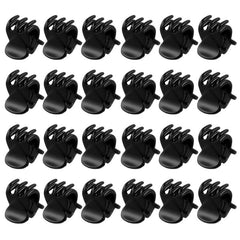 24pcs Solid Hair Claw Mini Banana Clip Hair Styling Accessories
