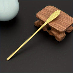 Lotus Flower Hair Pin Metal Hair Stick Non Slip Hair Decoration For Women Girls