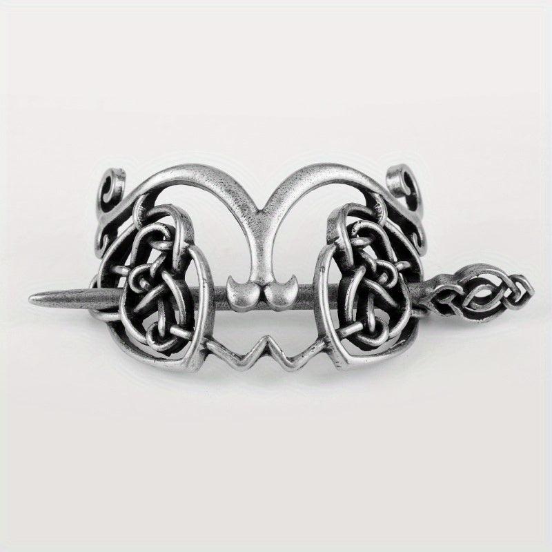 Viking Hair Bun Cuff Cage Ponytail Hair Cuff Women Girls Hair Accessories