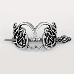 Viking Hair Bun Cuff Cage Ponytail Hair Cuff Women Girls Hair Accessories