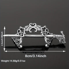 Viking Hair Bun Cuff Cage Ponytail Hair Cuff Women Girls Hair Accessories