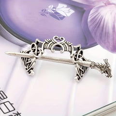 Viking Hair Bun Cuff Cage Ponytail Hair Cuff Women Girls Hair Accessories
