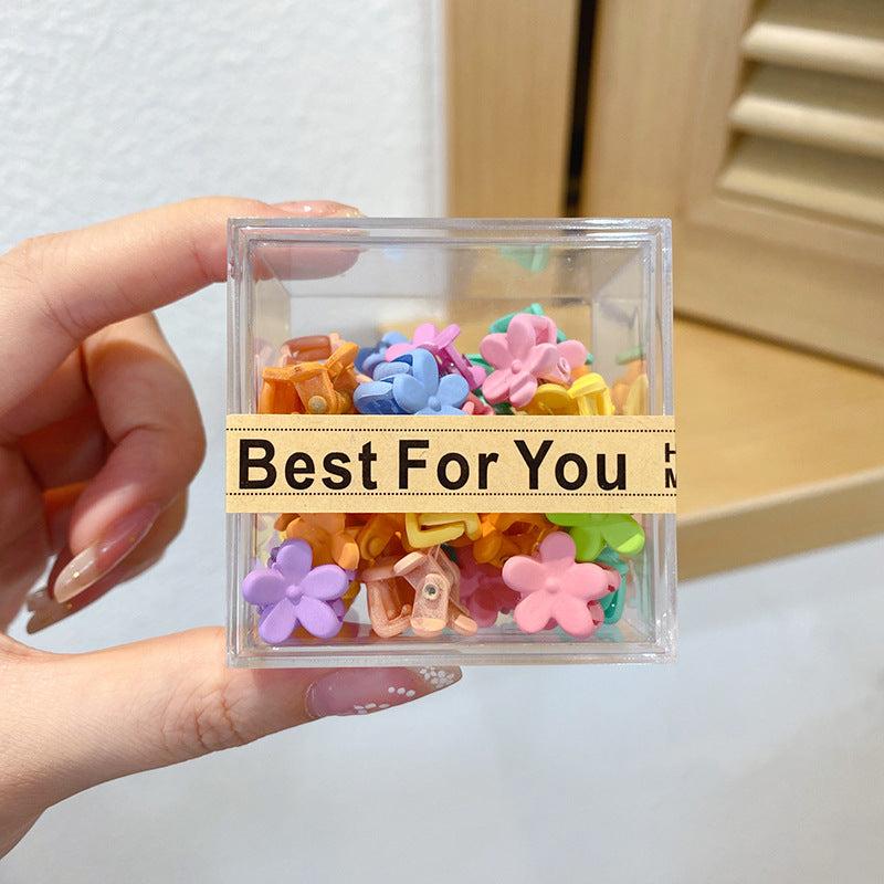 Mini Colorful Hair Claw Clips Star Shape Hair Accessories For Girls