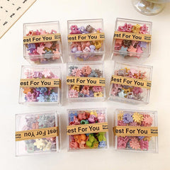 Mini Colorful Hair Claw Clips Star Shape Hair Accessories For Girls