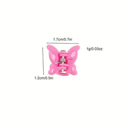 50Pcs Colorful Mini Hair Claw for Kids