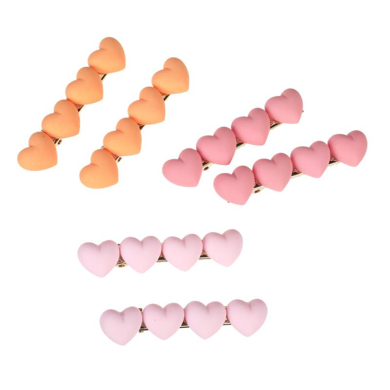 Heart Hair Clips Barrette Clips Mini Hair Clips Women's Hair Accessories
