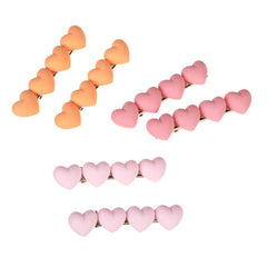 Heart Hair Clips Barrette Clips Mini Hair Clips Women's Hair Accessories
