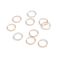 Viking Hair Beads Dreadlock Braids Rings Clips Metal Cuffs Loc Hair Jewelry