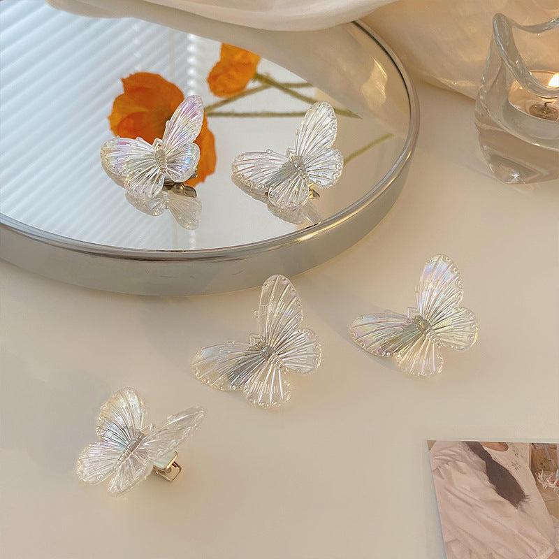 Glitter Butterfly Hair Clips Colorful Barrettes Wedding Hair Accessories