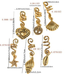 Viking-Inspired Bronze Decor Ring Set