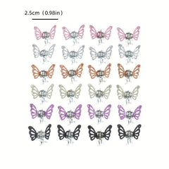 Y2K Mini Hair Claw Glitter Sequin Hair Claw Clip for Side Hair Sweet Hair Claw