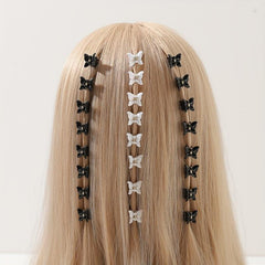 100pcs Mini Butterfly Shaped Hair Claw for Women Girls Baby Toddlers