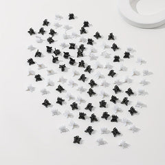 100pcs Mini Butterfly Shaped Hair Claw for Women Girls Baby Toddlers