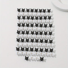 100pcs Mini Butterfly Shaped Hair Claw for Women Girls Baby Toddlers