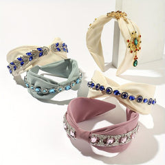Baroque Rhinestone Headband Crystal Head Hoop Hair Accessories