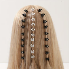 100pcs Mini Star Shaped Hair Claw for Women Girls Hair Clip