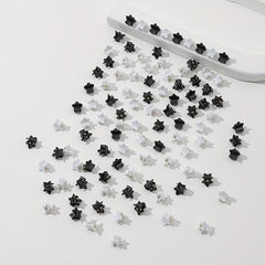 100pcs Mini Star Shaped Hair Claw for Women Girls Hair Clip