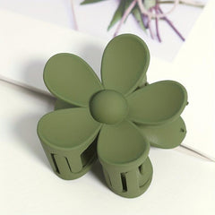 8pcs Hair Claw Flower Shark Claw Mini Hair Clip Ponytail Holder Hair Accessories