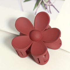 8pcs Hair Claw Flower Shark Claw Mini Hair Clip Ponytail Holder Hair Accessories