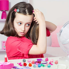 50pcs Flower Hair Claw Non Slip Hair Accessory