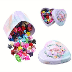 50pcs Flower Hair Claw Non Slip Hair Accessory