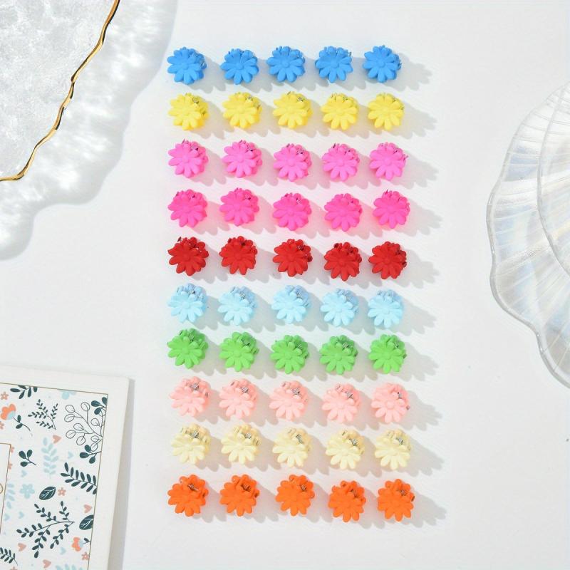 50pcs Mini Hair Claw Clip for Women Girls Baby Sweet Hair Claw