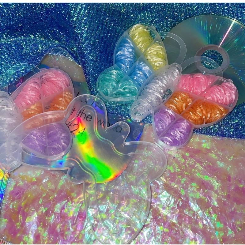 1000pcs 7 Hair Tie Mini Hair Band For Girls Children Y2k Hair Styling Disposable