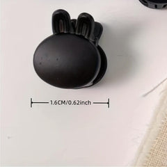 Mini Rabbit Shaped Hair Claw Clip Frosted Hair Claw Style Shark Clip