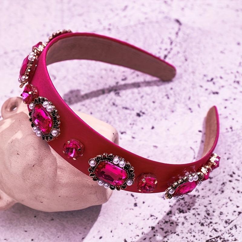 Faux Pearl Crystal Head Band Hair Accessories Head Jewelry