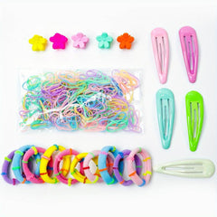Y2K Hair Accessories Set Colorful Snap Clip Sweet Mini Claw Clip