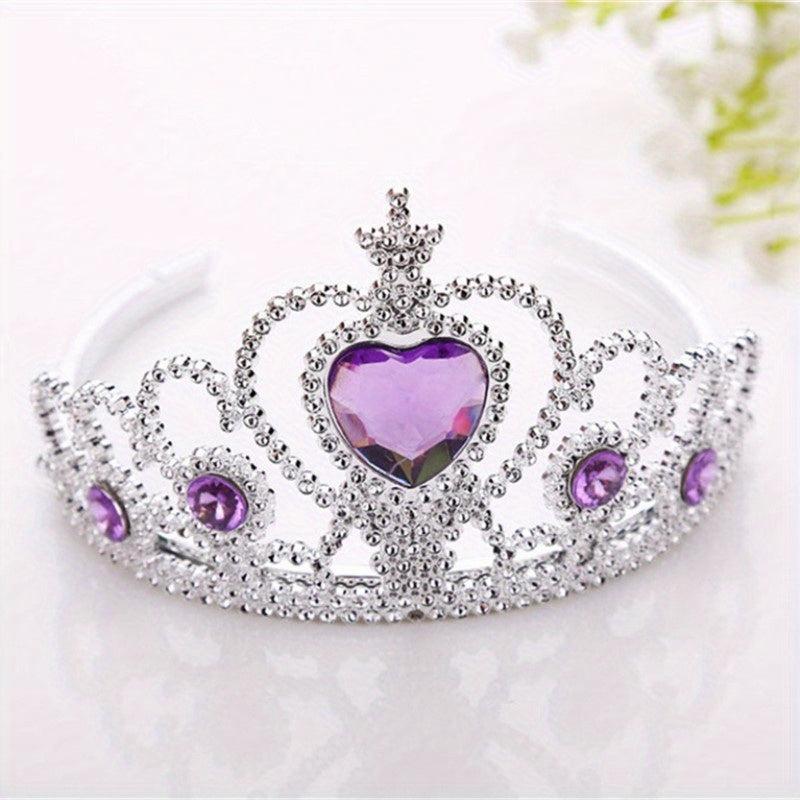 Rhinestone Tiara Crown Headband Hair Accessories For Women Girls Teens
